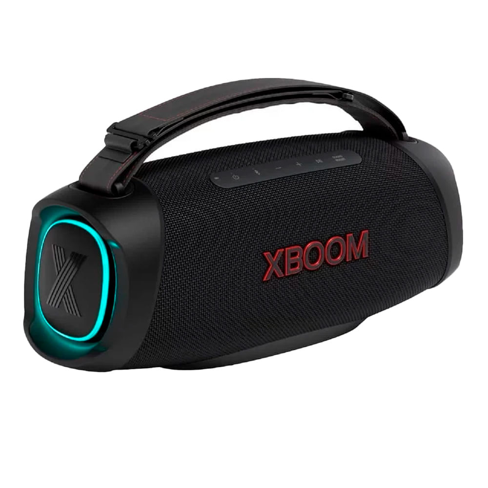 Parlante bluetooth LG XBOOM Go XG8T 120W, portátil, batería 15 horas, IP67, sonido potente con Light Studio